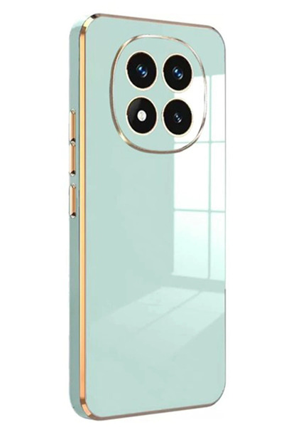 cepmoda Xiaomi Redmi Note 14 Pro (4g) Case Camera Protection Glossy Gold Stri...