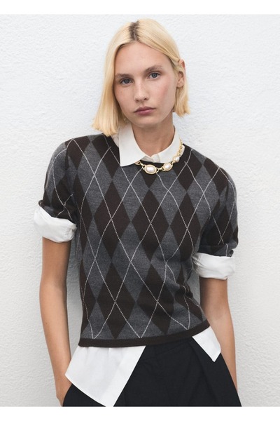 MANGO Woman Karma inci kolye