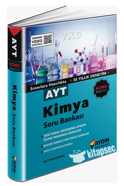 Aydın Yayınları 2024-2025 Yks Yks Seti Tyt Kimya Soru Ayt Kimya Soru Güncel Basım