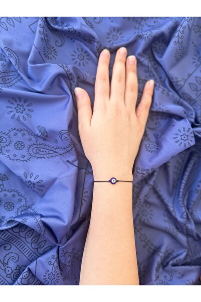 asal takı Nazar boncuklu şans bilekliği 10’lu ayarlanabilir kordon hediyelik ...