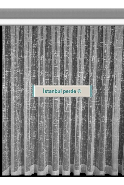 İstanbul Perde Ready Made Tulle/ Long Size/ecru Color (BROKEN WHITE)