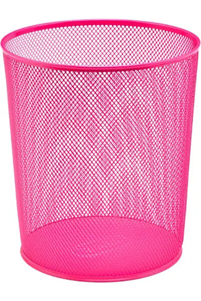 Mas Cop Sepeti Metal Tam Delikli 10 Lt Pembe 854