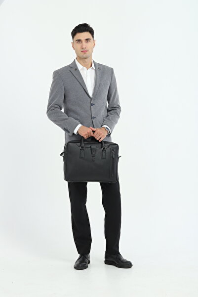 en deri 14-15.6-16.1-16.9 Inç Organizer Siyah Unisex El, Omuz, Bilgisayar, Notebook, Laptop Çantası