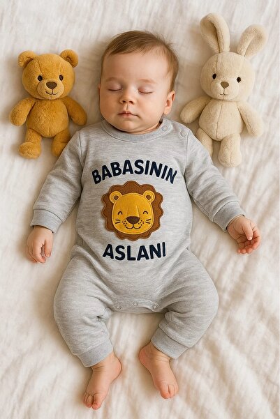 mandalinsbaby Babasinin Aslani Baby Boy Jumpsuit