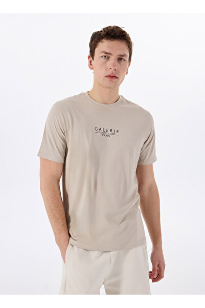 Only & Sons Ανδρικό T-Shirt O Yaka Printed Ekru ONSVISTA REG SS TEE