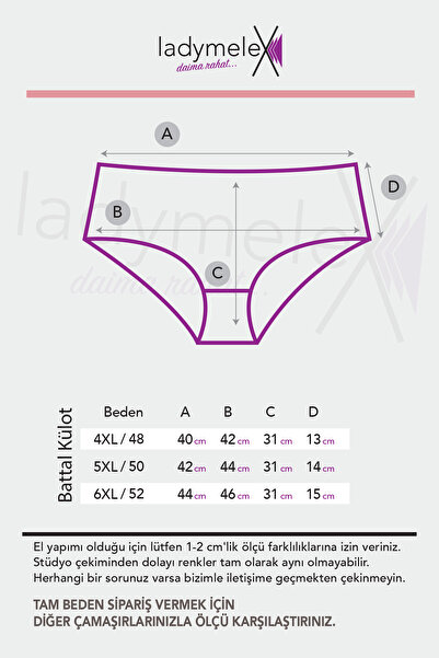 LadyMelex Chiloți de damă cu talie medie înaltă mărime mare - 5 buc, culori deschise