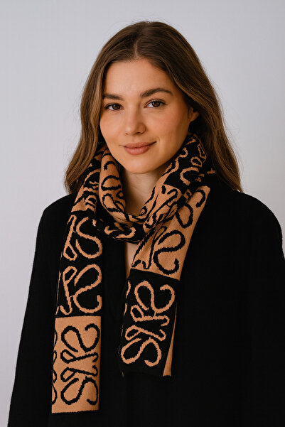 Sebir Moda Πλεκτό κασκόλ με σχέδια