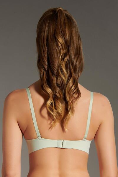 C&City Bezdrátová laserová bezešvá podprsenka C26145 světle zelená