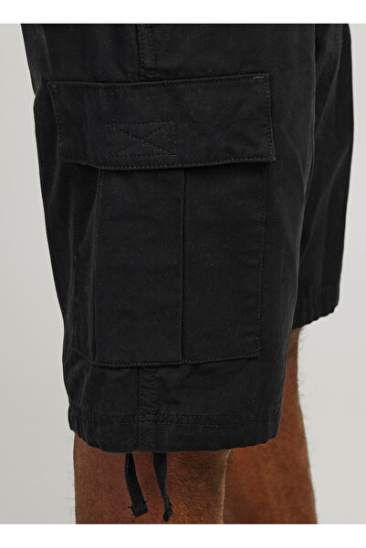Jack & Jones Siyah Erkek Kargo Şort 12248685_JPSTCOLE BARKLEY CARGO SHO