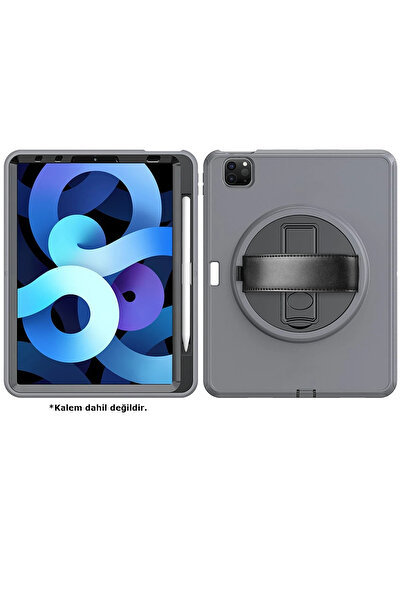 NewFace حافظة تابلت بحزام يد لجهاز آيباد برو 11 (2018) من إس بي تي آر إن إس (220725) - رمادي