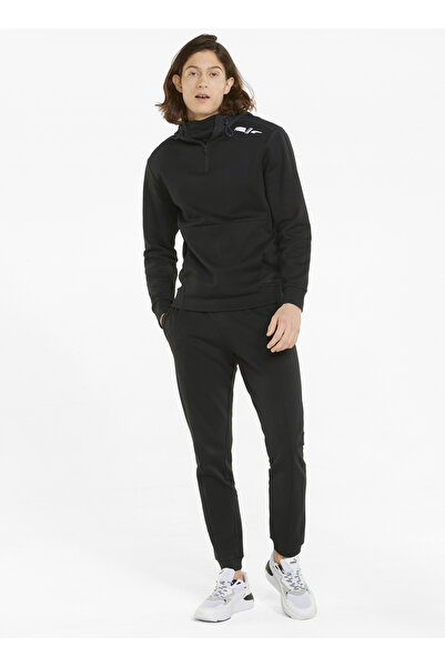 Puma 84743801 RAD/CAL Pants DK Blac Kırmızı Lastikli Bel Regular Fit Erkek Eşofman Altı
