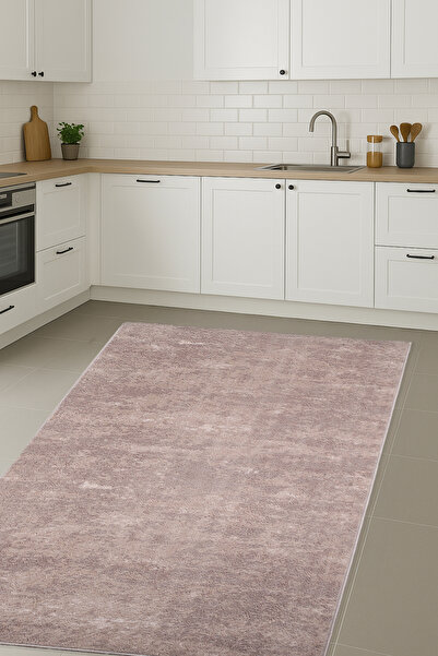 Bonny Home Nova Kahverengi Leke Tutmaz Yıkanabilir Kaymaz Kesme Yolluk Yumuşa...