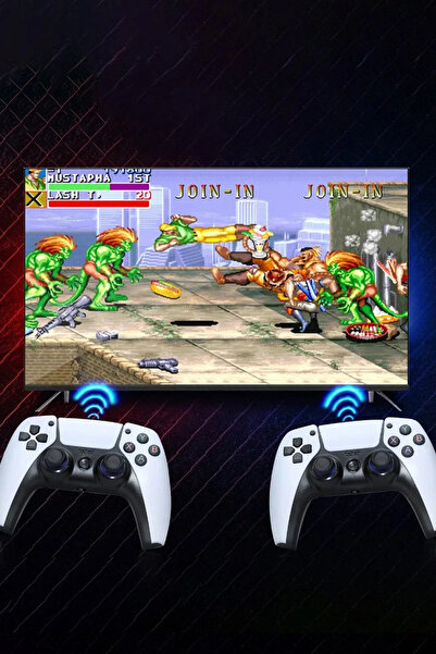 NewFace MSA-SHOP Y5 64GB Android Dual Pad 4K Game Stick - Beyaz