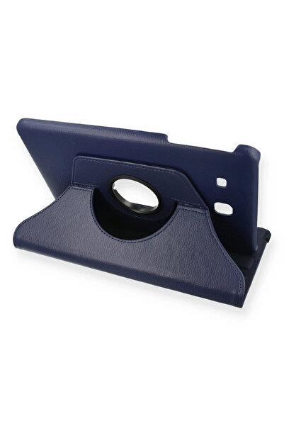 NewFace حافظة جلدية لجهاز سامسونج جالاكسي T560 تاب E 9.7 من MSA-SHOP - أزرق داكن