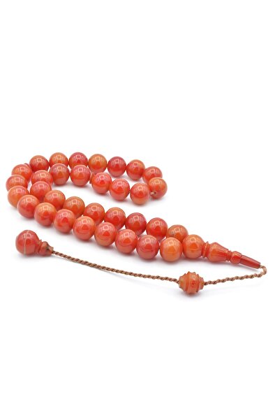 Murty99 Orange Large Size Globe Cut Master Work System Rosary
