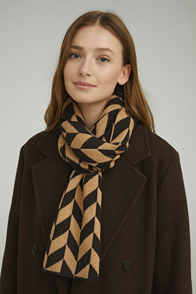 Sebir Moda Eșarfă de tricotaje cu model