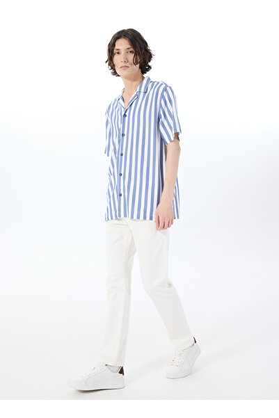 Mustang Orta Bel Straight Beyaz Erkek Denim Pantolon WASHINGTON STRAIGHT-78