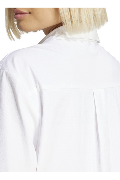 adidas Cămașă albă cu mânecă scurtă pentru femei Originals Essentials