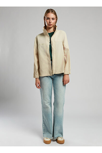 Lee Cooper Εκρού Γυναικείο Παλτό 252 LCF 232001 LINETTE ECRU