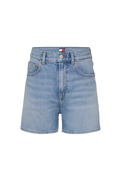 Tommy Jeans Yüksek Bel Mom Fit İndigo Kadın Denim Şort DW0DW200911AB