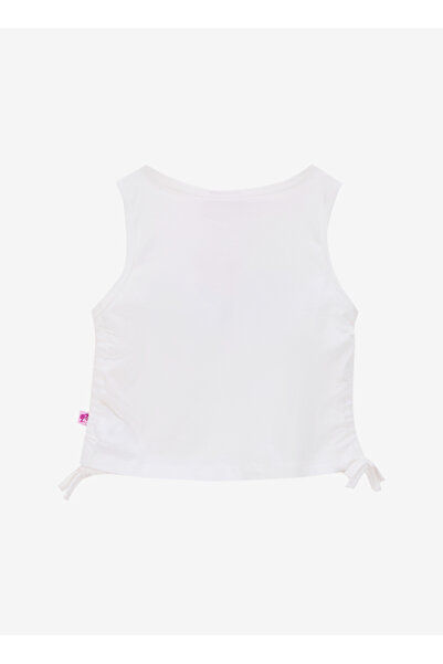 Barbie Baskılı Ekru Kız Çocuk T-Shirt BRB5SG-TST6462