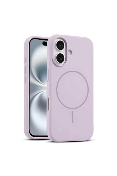 Zebana Apple iPhone 16 Uyumlu Kılıf Zebana Liquid Soft Silikon Kılıf (Kablosu...