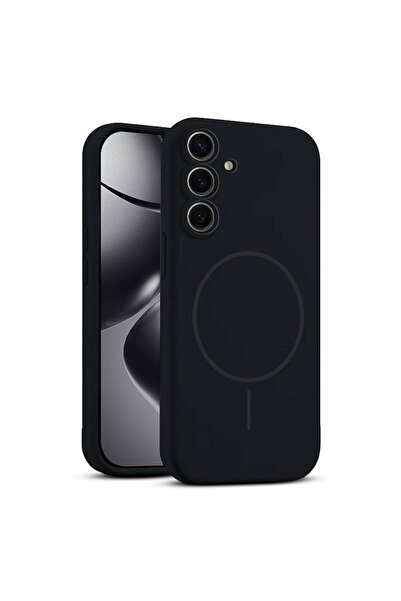 Zebana Samsung Galaxy S24 Plus Uyumlu Kılıf Liquid Soft Silikon Kılıf (Kablos...