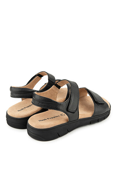 Hush Puppies Leather Black Women's Sandals Jaylli
