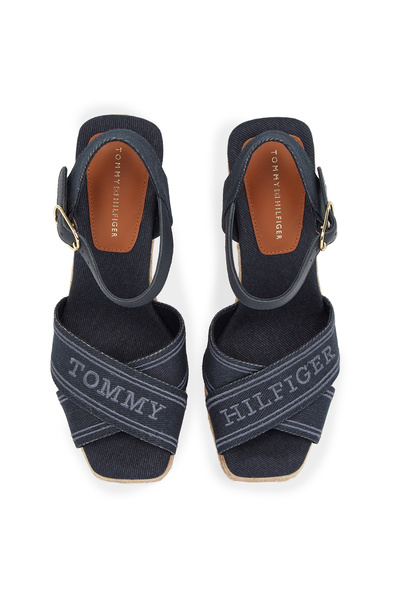 Tommy Hilfiger Tommy Hilfiger Lacivert Kadın Lacivert Kadın Dolgu Topuk Ayakkabı FW0FW08668 Dolgu T