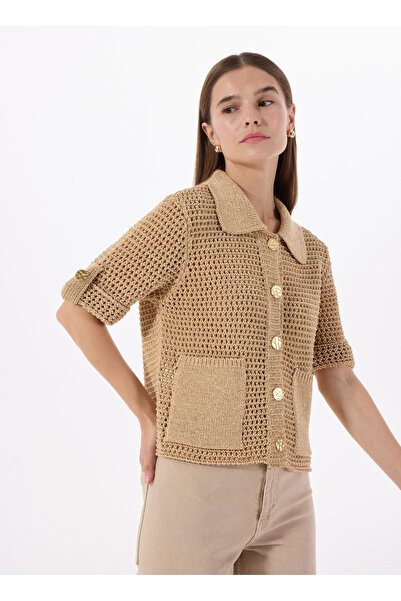 Fabrika Altın Kadın Hırka F5SL-HRK0219