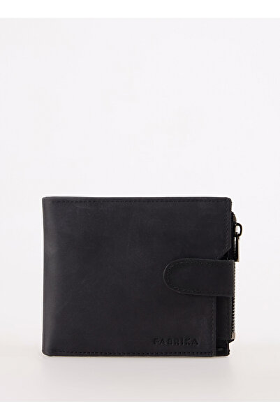 Fabrika Siyah Erkek Cüzdan Frk 323 Crayz Deri