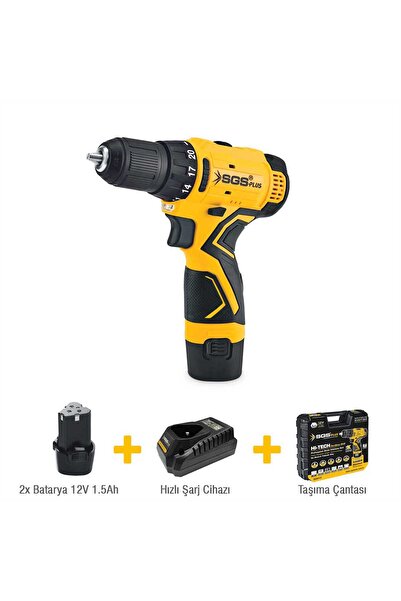 SGS 5131 Şarjlı Akülü Matkap 12 Volt 1,5ah