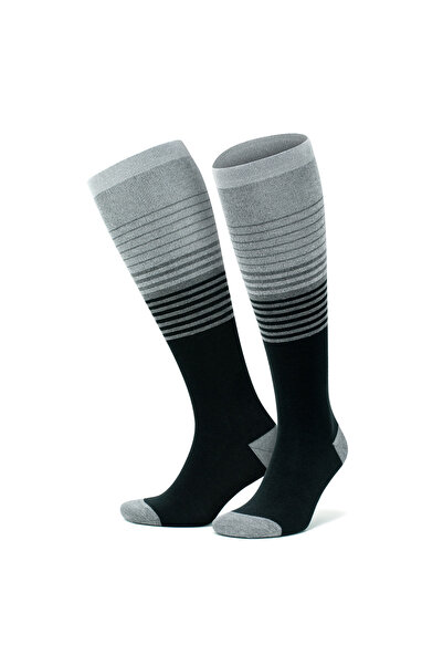 Go With Μπαμπού Μαύρο Χρώμα Χωρίς Ραφές Μήκος μέχρι το Γόνατο 15-20 mm Hg Ανδ...