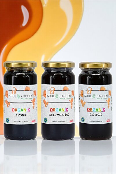 Soul Kitchen Organik Ürünler Organik Ek Gıda Seti 3lü Özler Paketi Model 8