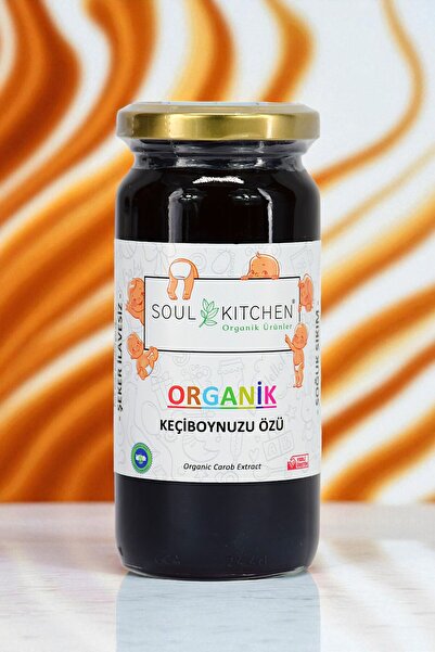 Soul Kitchen Organik Ürünler Organik Keçiboynuzu Özü 315gr-(SOĞUK SIKIM) (ŞEK...