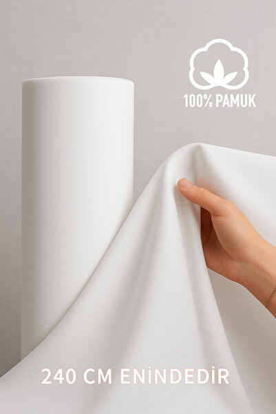 ÇIQRIK HOME Pamuk Nevresim Astarlık Pamuklu Kumaş En: 240 cm Nevresim, Çarşaf...