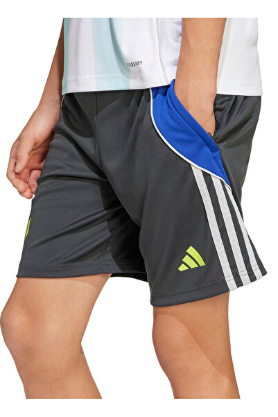 adidas Lastikli Bel Normal Gri Erkek Çocuk Şort JI5458-MESSI SHORT Y