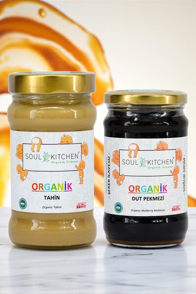 Soul Kitchen Organik Ürünler Organik Sertifikalı Tahin ve Dut Pekmezi Soğuk S...