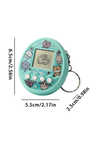 DUTRIEUX ألعاب الحيوانات الأليفة الإلكترونية الخضراء تاماغوتشي الافتراضية باللغة الروسية الأصلية الألمانية الإسبانية البولندية الرقمية