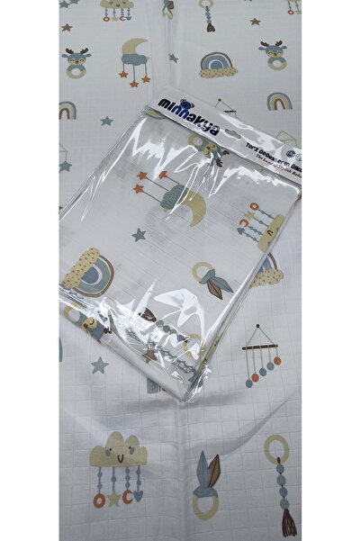 minnakya بطانية أطفال حديثي الولادة من الموسلين متعددة الأغراض مقاس 80*90، قم...