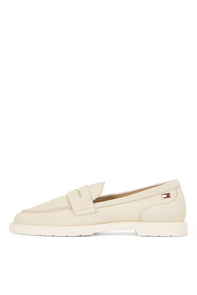Tommy Hilfiger Loafer Ayakkabı - Krem