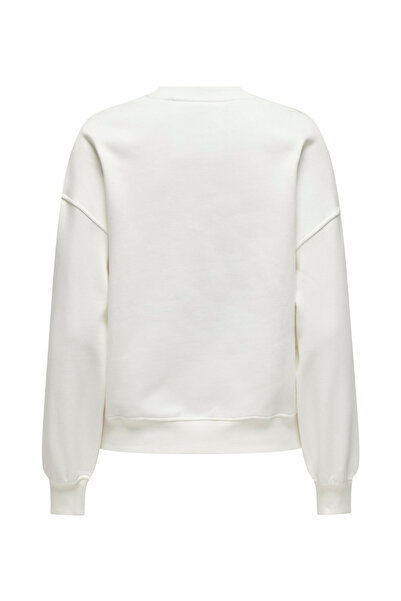 ONLY سويت شيرت نسائي من ONLSOFIA L/S WORD O-NECK