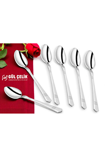 KAVEH 12-Piece Dinner Spoon Alvina Model 304 Quality 18/10 Stainless Steel