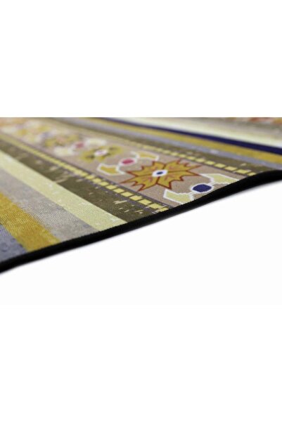 Al Kaffary Carpet سجادة بشاير، سجادة تقليدية من التراث السعودي، بنقشة مخططة، مثالية لجميع المساحات، متعددة الألوان