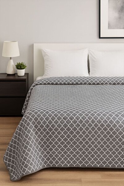 Funny Life Ogi Home Çift Kişilik Kapitone Pamuklu Desenli Pike 200x220 Cm