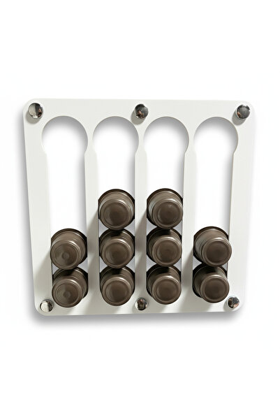 TREND White Tchibo Compatible Coffee Stand - 16 Capsule Capacity (WITH MAGNET)