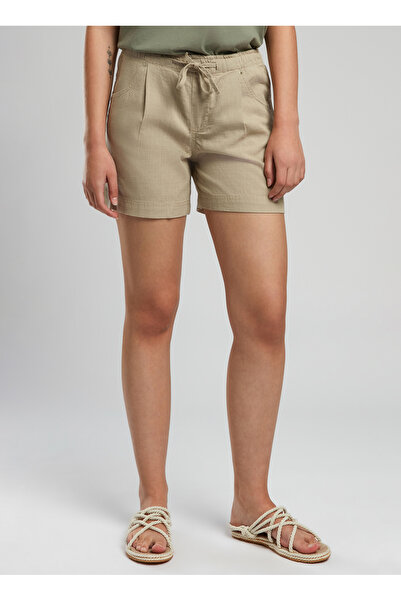 Lee Cooper Standart Bel Rahat Bej Kadın Şort 252 LCF 221009 RAQUEL BEJ
