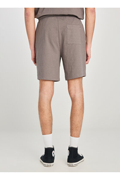 Lee Relaxed Gri Erkek Şort L2510272035 Relaxed Fit Sweatshort