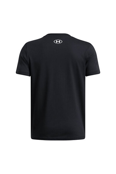 Under Armour Baskılı Siyah Erkek Çocuk T-Shirt 1389991-001-UA B Hoops Net SS