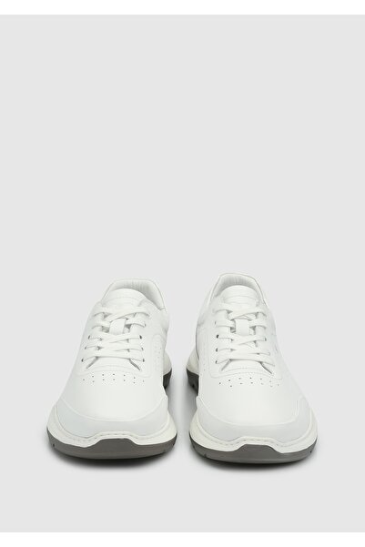 Eclipse Λευκό Δερμάτινο Ανδρικό Sneaker